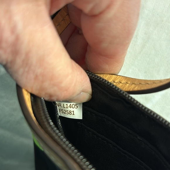 Coach Wristlet in Dot Print over Signature Canvas - Picture 12 of 16